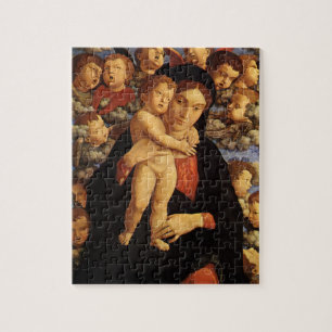 Madonna van de Cherubijnen van Andrea Mantegna Legpuzzel