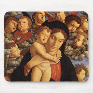 Madonna van de Cherubijnen van Andrea Mantegna Muismat