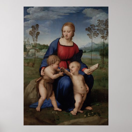 Madonna van de Goldfinch door Raphael - Poster (Voorkant)