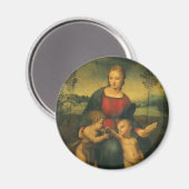 Madonna van de Goldfinch door Raphael Sanzio Magneet (Voorkant / Achterkant)