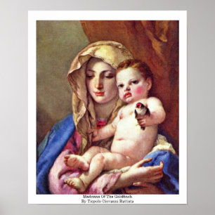 Madonna van de Goldfinch Poster