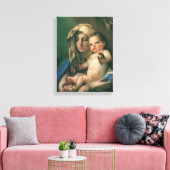 Madonna van de Goldfinch van Tiepolo, kunst Canvas Afdruk (Insitu (Woonkamer))