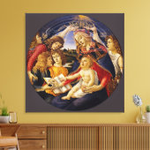 Madonna van de Magnificat door Botticelli Canvas Afdruk (Insitu (Woonkamer))