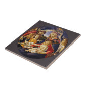 Madonna van de Magnificat door Botticelli Tegeltje (Zijkant)