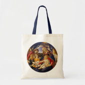 Madonna van de Magnificat door Sandro Botticelli Tote Bag (Voorkant)