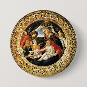 Madonna van de Magnificat Ronde Button 7,6 Cm