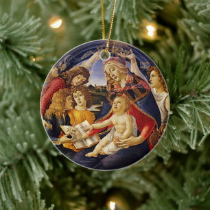 Madonna van de Magnificat van Sandro Botticelli Keramisch Ornament