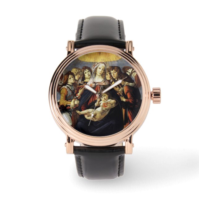 Madonna van de Pomegranaat Horloge (Voorkant)