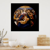 Madonna van de Pomegranaat Poster (Keuken)