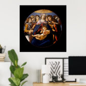 Madonna van de Pomegranaat Poster (Thuiskantoor)