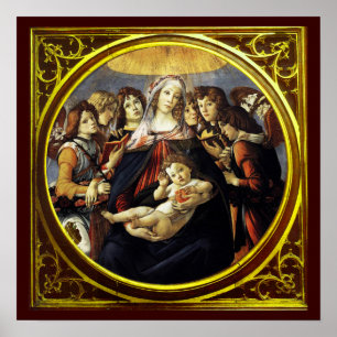 Madonna van de Pomegranaat Poster