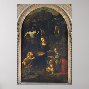 Madonna van de Rocks, c.1478 Poster