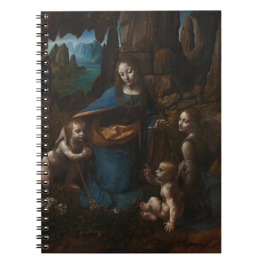 Madonna van de rotsen, Maagd Maria, Jezus, Johanne Notitieboek (Voorkant)