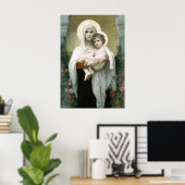 Madonna van de Rozen Poster (Thuiskantoor)
