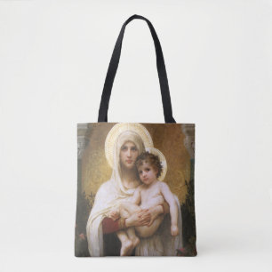 Madonna van de Rozen van Bouguereau Draagtas