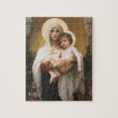 Madonna van de Rozen van Bouguereau Legpuzzel (Verticaal)