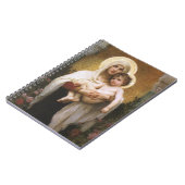 Madonna van de Rozen van Bouguereau Notitieboek (Linkerzijde)