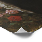 Madonna van de Rozen van Bouguereau Poster (Hoek)