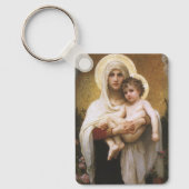 Madonna van de Rozen van Bouguereau Sleutelhanger (Voorkant)