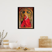 MADONNA VAN DE ROZENKRANS POSTER (Keuken)