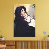 Madonna van de straten canvas afdruk (Insitu (Woonkamer))