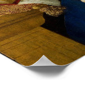 Madonna van het Boek van Botticelli Poster (Hoek)