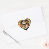 Madonna van het Magnificat Hart Hart Sticker (Envelop)