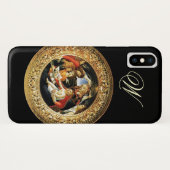 Madonna van het Magnificat Natitivity Monogram Case-Mate iPhone Case (Achterkant (horizontaal))