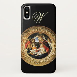 Madonna van het Magnificat Natitivity Monogram iPhone X Hoesje
