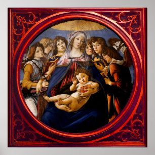 Madonna van het Poster van Pomegranaat