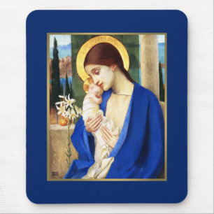 Madonna van Marianne Stoke. kerstcadeau Muismat