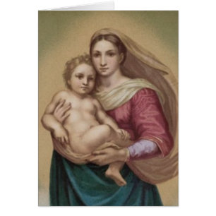 Madonna vintage et enfant
