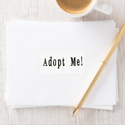 M'adopter Étiquette (En situation)