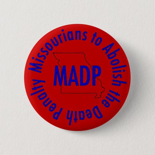 madp-logo-knop, rood ronde button 5,7 cm (Voorkant)