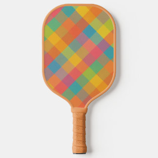 Madras Breeze - Diagonale Plaid Pickleball Paddle