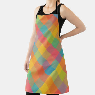 Madras Breeze - Tablier Diagonal Plaid