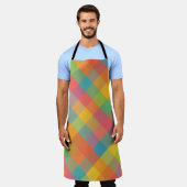 Madras Breeze - Tablier Diagonal Plaid (Porté)
