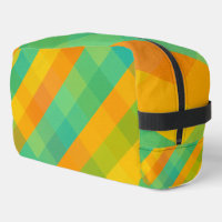 Madras Check Revival - Sac de toilette Plaid Color