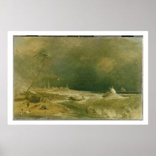 Madras, of Fort St. George, in de baai van Bengaal Poster