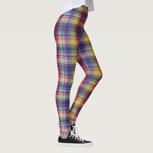 Madras Plaid Pattern Leggings (Rechts)