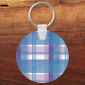Madras Pset Blue en Paars Sleutelhanger (Voorkant)