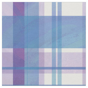 Madras Pset Blue en Paars Stof
