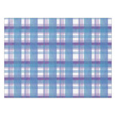 Madras Pset Blue en Paars Tafelkleed (Voorkant (Horizontaal))