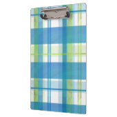 Madras Pset Green en Blue Klembord (Links)