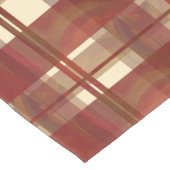 Madras Pset Herfst Red Korte Tafelloper (Hoek)