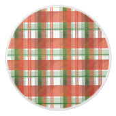 Madras Pset Kerstmis Keramische Knop (Voorkant)