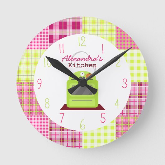 Madras Pset Kitchen Clock Ronde Klok (Voorkant)