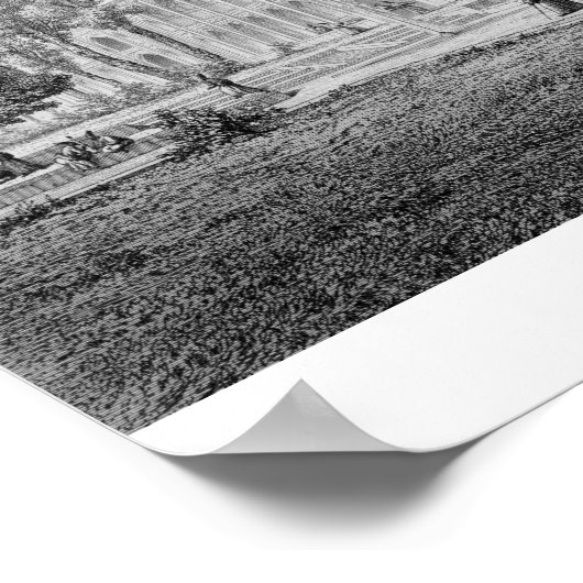 Madrasa-yi Masjid-i Shah Sultan Hussein, in Isfaha Poster (Hoek)