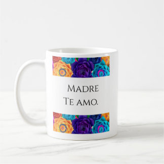 Madre Te Amo - Tasse à café tendance pour la fête 