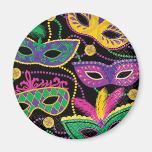 "MADRI GRA MASK" MAGNET MAGNEET